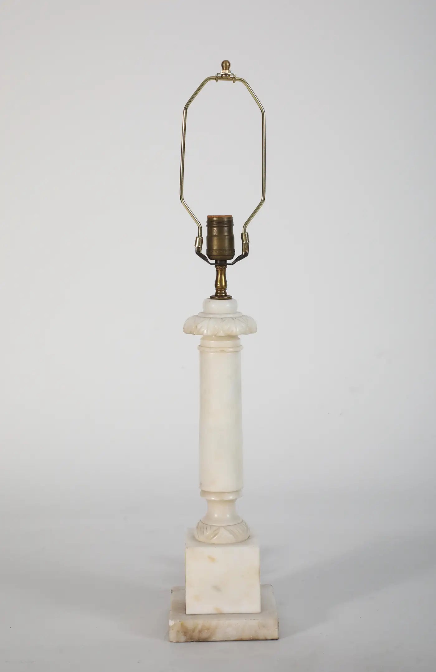 Midcentury Italian Alabaster Table Lamp