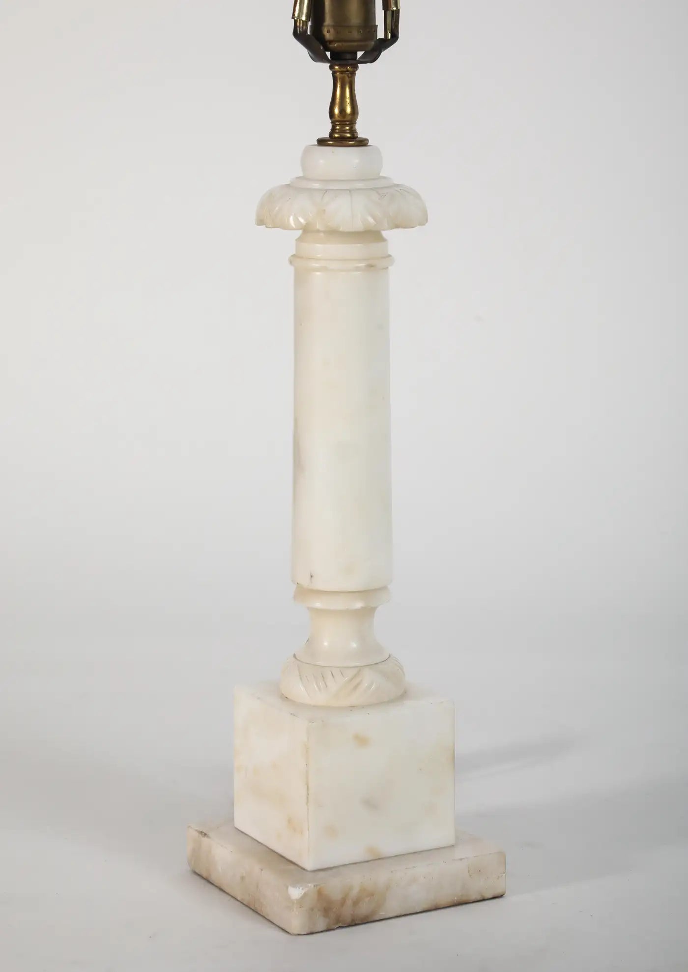 Midcentury Italian Alabaster Table Lamp