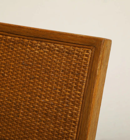Midcentury Oak Lounge Chair by Edward Durell Stone for Fulbright