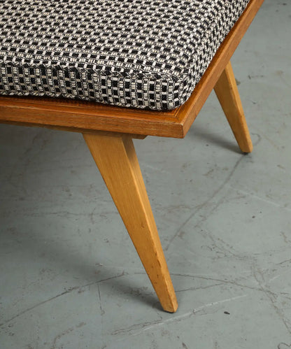 Midcentury Oak Lounge Chair by Edward Durell Stone for Fulbright