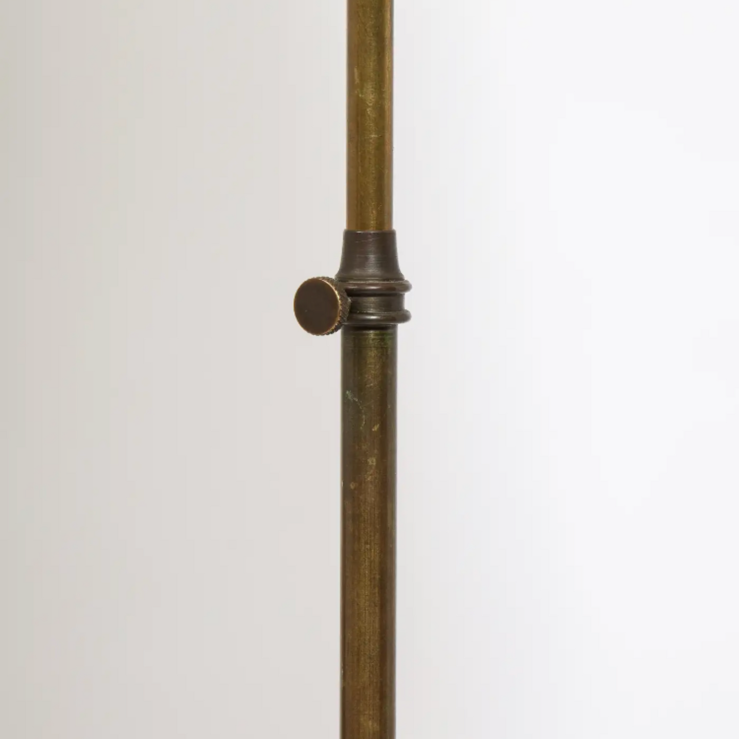 Neoclassical Bronze Floor Lamp Attributed to André Arbus, France, 1940s