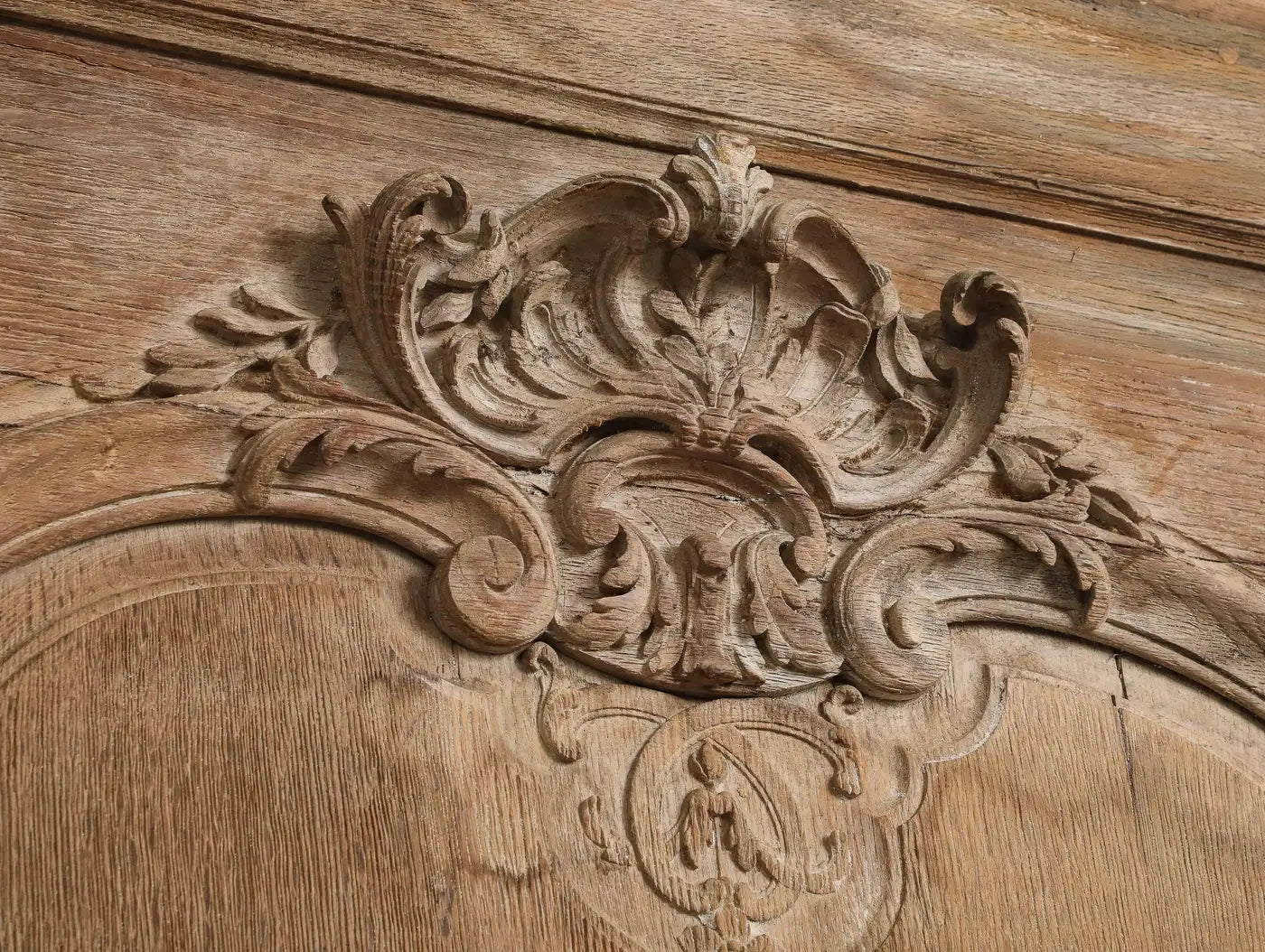 Pair of 19th Century Antique French Carved Oak Panels, c. 1880