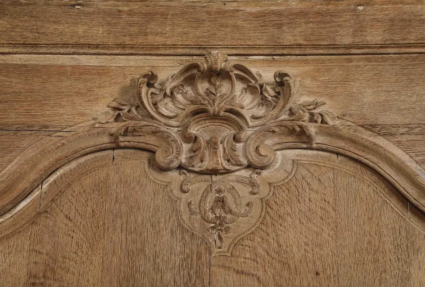 Pair of 19th Century Antique French Carved Oak Panels, c. 1880