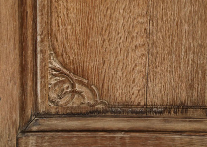 Pair of 19th Century Antique French Carved Oak Panels, c. 1880