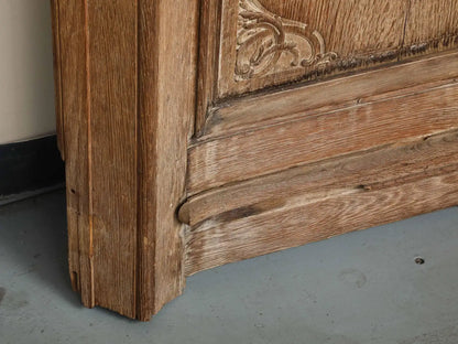 Pair of 19th Century Antique French Carved Oak Panels, c. 1880