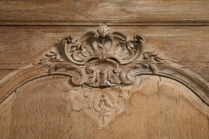 Pair of 19th Century Antique French Carved Oak Panels, c. 1880