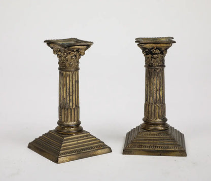Pair of Goldsmiths & Silversmiths Company Candlesticks
