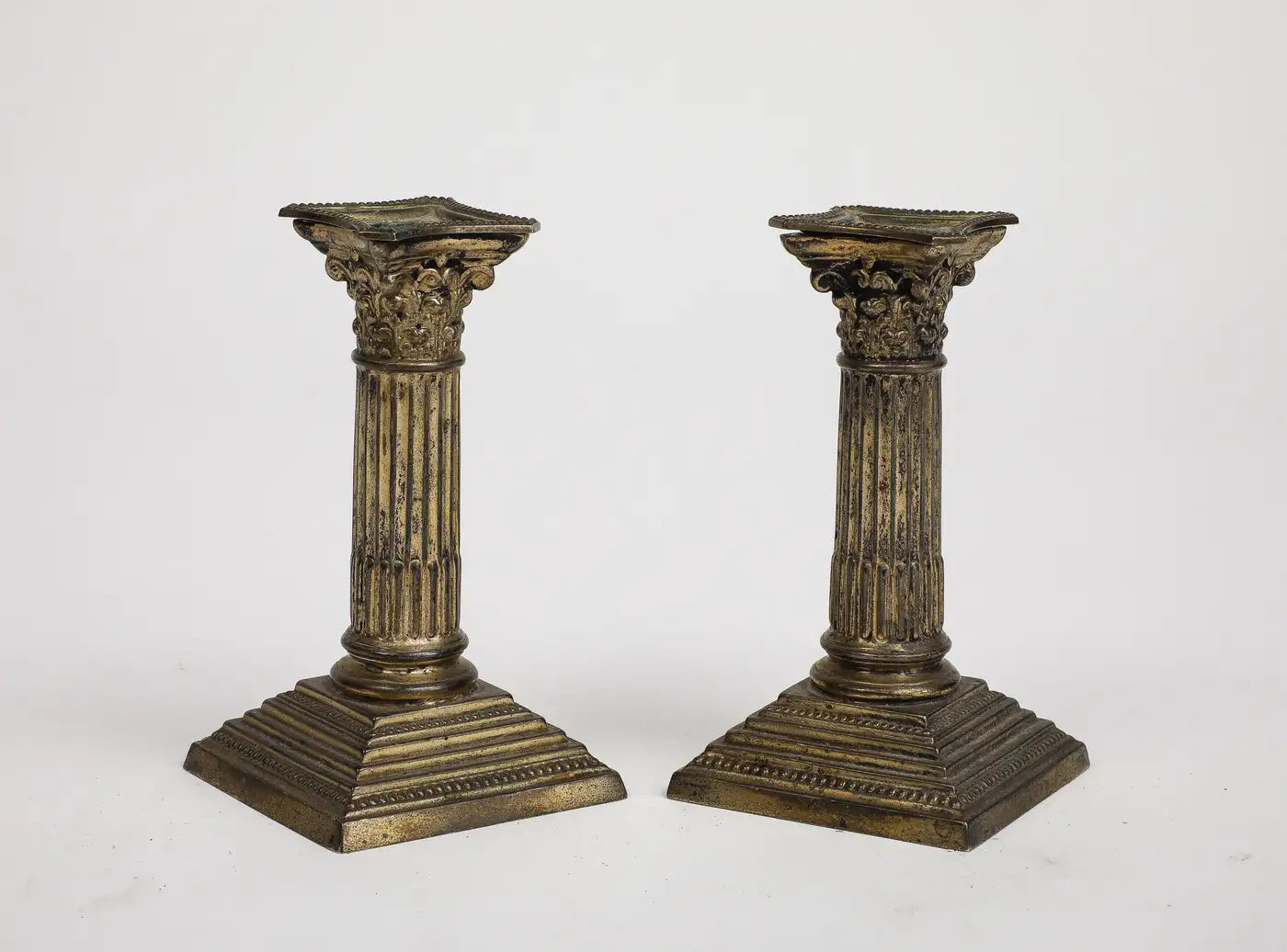 Pair of Goldsmiths & Silversmiths Company Candlesticks