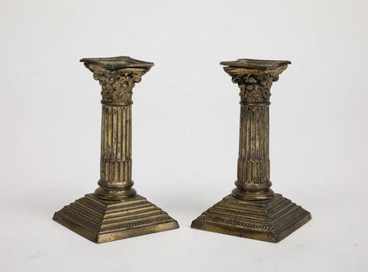 Pair of Goldsmiths & Silversmiths Company Candlesticks