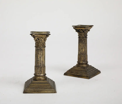 Pair of Goldsmiths & Silversmiths Company Candlesticks