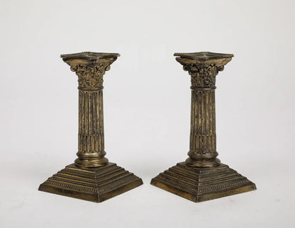 Pair of Goldsmiths & Silversmiths Company Candlesticks