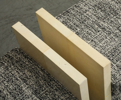 Parchment Benches Inspired by Jean Michel Frank, Mid-Century Modern Style