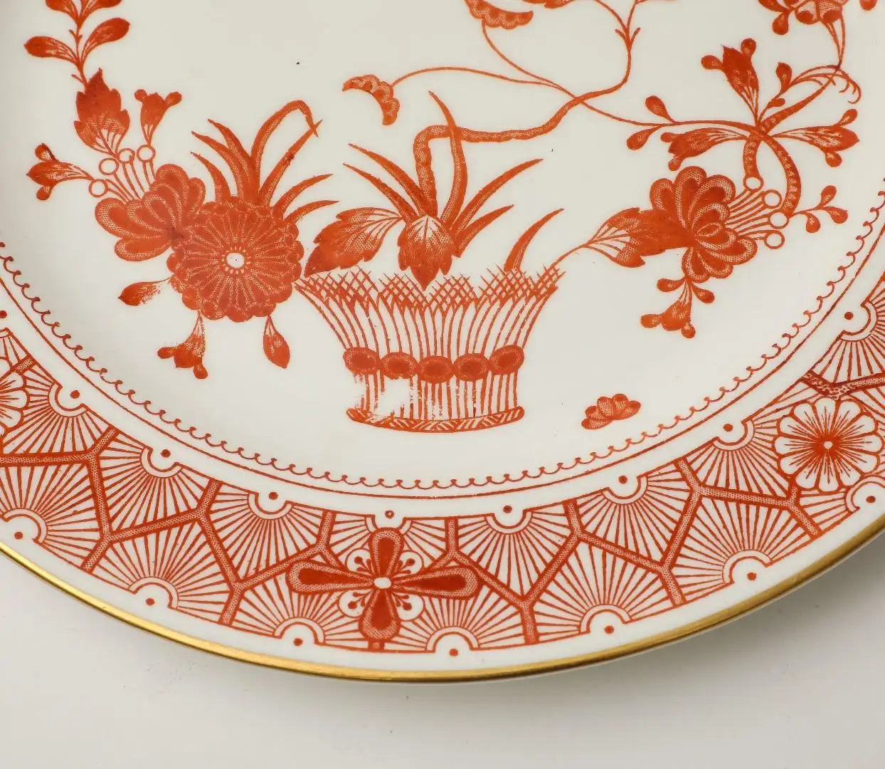 Royal Crown Derby Luncheon Plates, Chandos Pattern, Set of 12