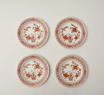 Royal Crown Derby Luncheon Plates, Chandos Pattern, Set of 12