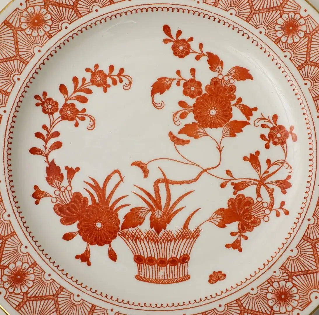 Royal Crown Derby Luncheon Plates, Chandos Pattern, Set of 12