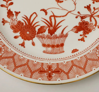 Royal Crown Derby Luncheon Plates, Chandos Pattern, Set of 12