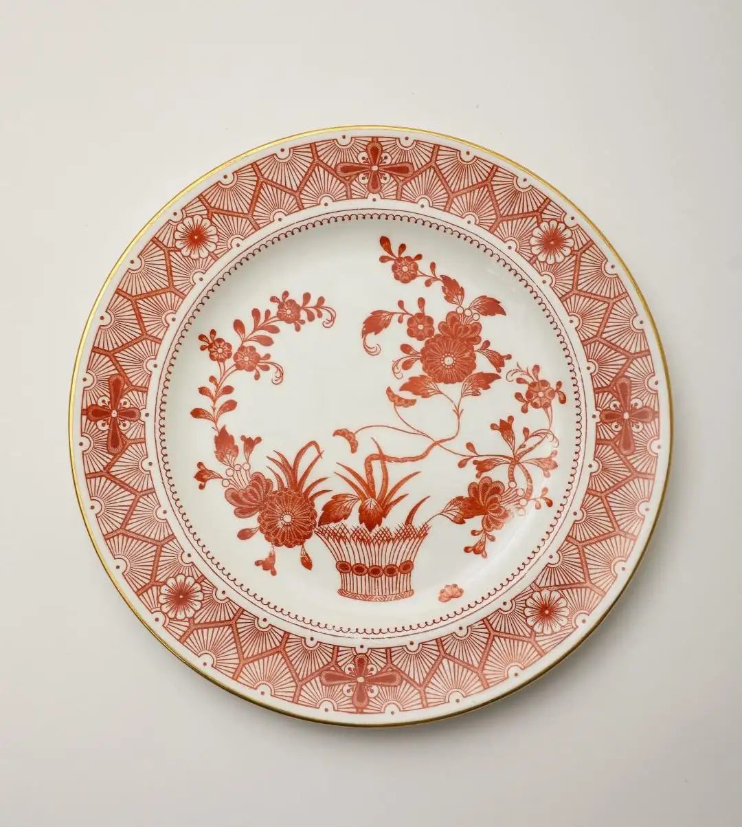 Royal Crown Derby Luncheon Plates, Chandos Pattern, Set of 12