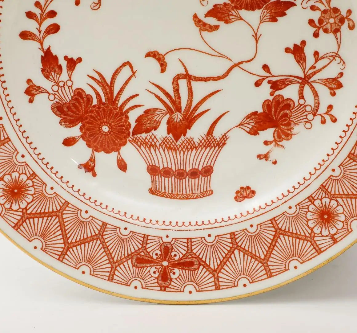 Royal Crown Derby Luncheon Plates, Chandos Pattern, Set of 12