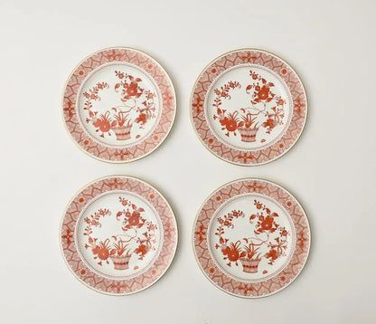 Royal Crown Derby Luncheon Plates, Chandos Pattern, Set of 12