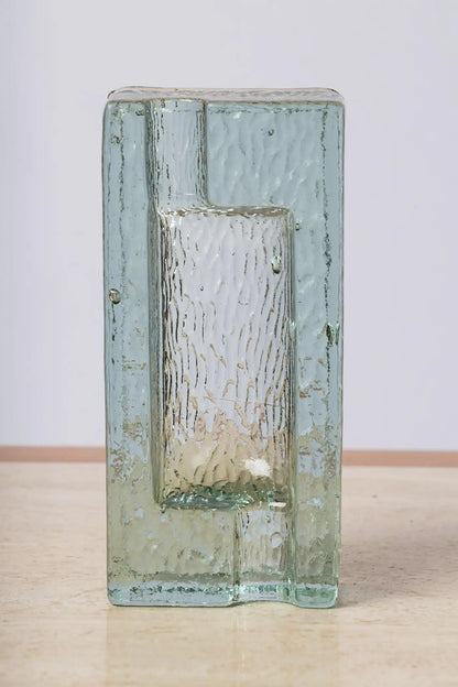 Saint Gobain Green Glass Vide Poche, France 1950s
