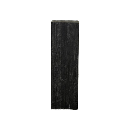Vintage 20th Century Blackened Oak Pedestal