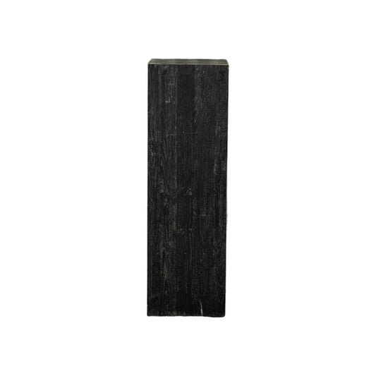 Vintage 20th Century Blackened Oak Pedestal