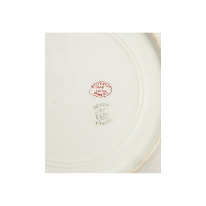 Set of Seven French Porcelain Charles Pillivuyt & Cie Dinner Plates