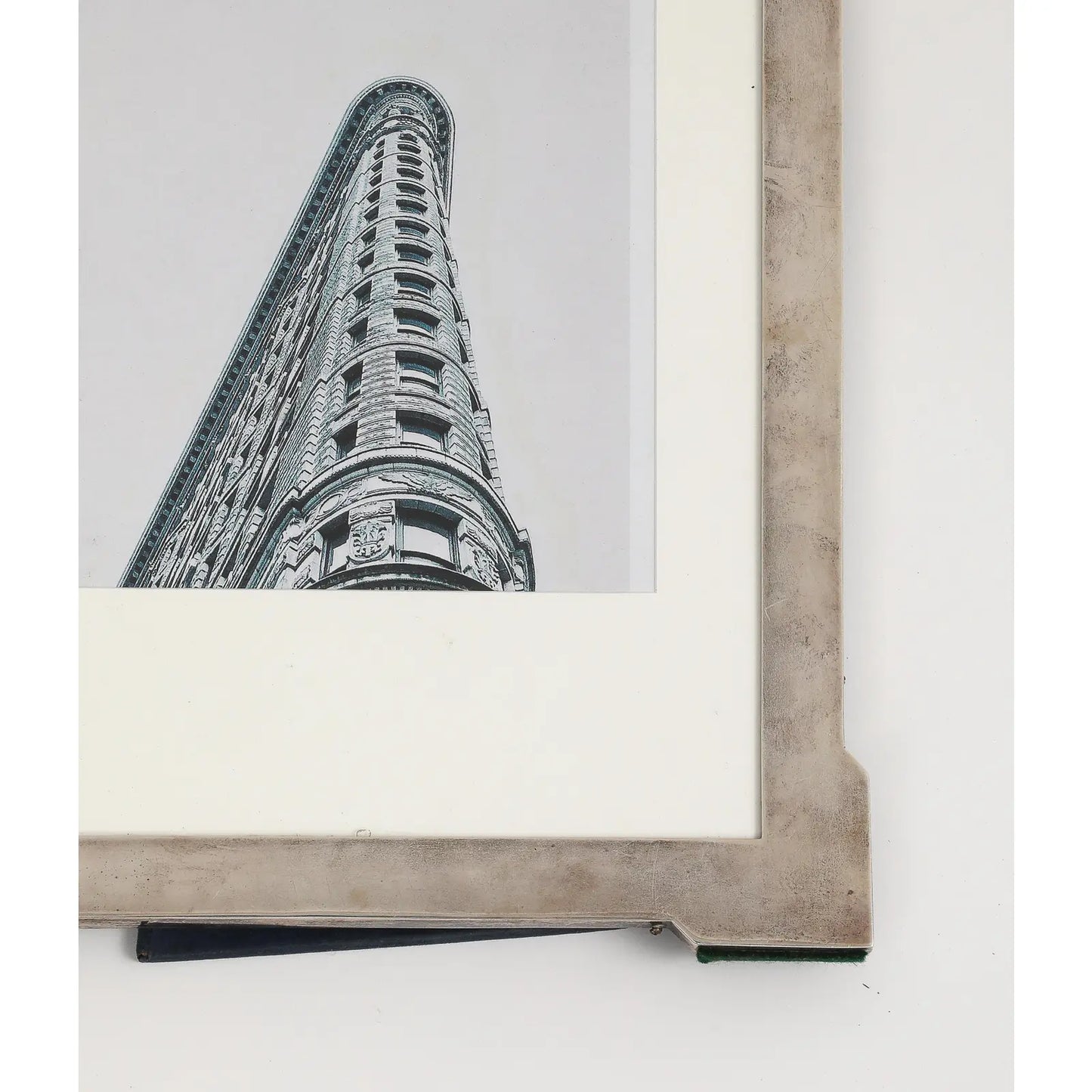 Vintage 20th Century Art Deco Style Sterling Silver Picture Frame