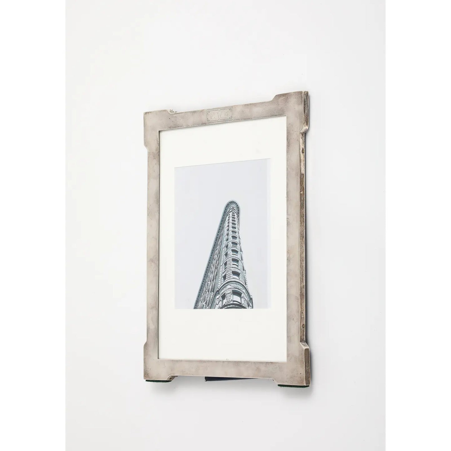 Vintage 20th Century Art Deco Style Sterling Silver Picture Frame