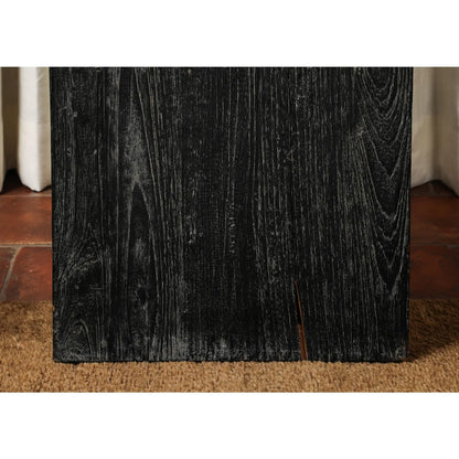 Vintage 20th Century Blackened Oak Pedestal