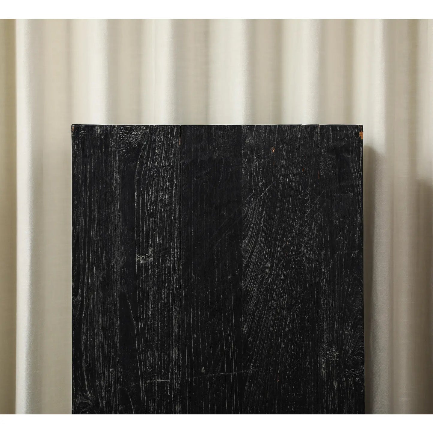 Vintage 20th Century Blackened Oak Pedestal