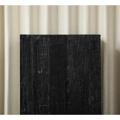 Vintage 20th Century Blackened Oak Pedestal