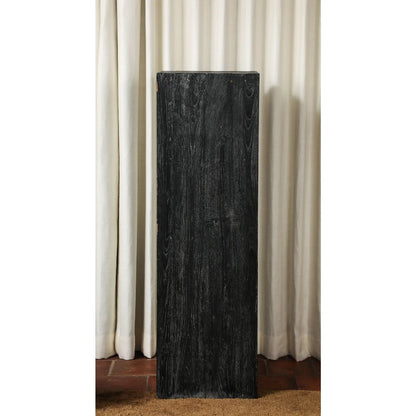 Vintage 20th Century Blackened Oak Pedestal