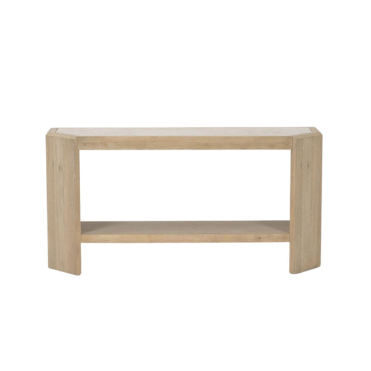 Voyage Demilune Marble Console Table