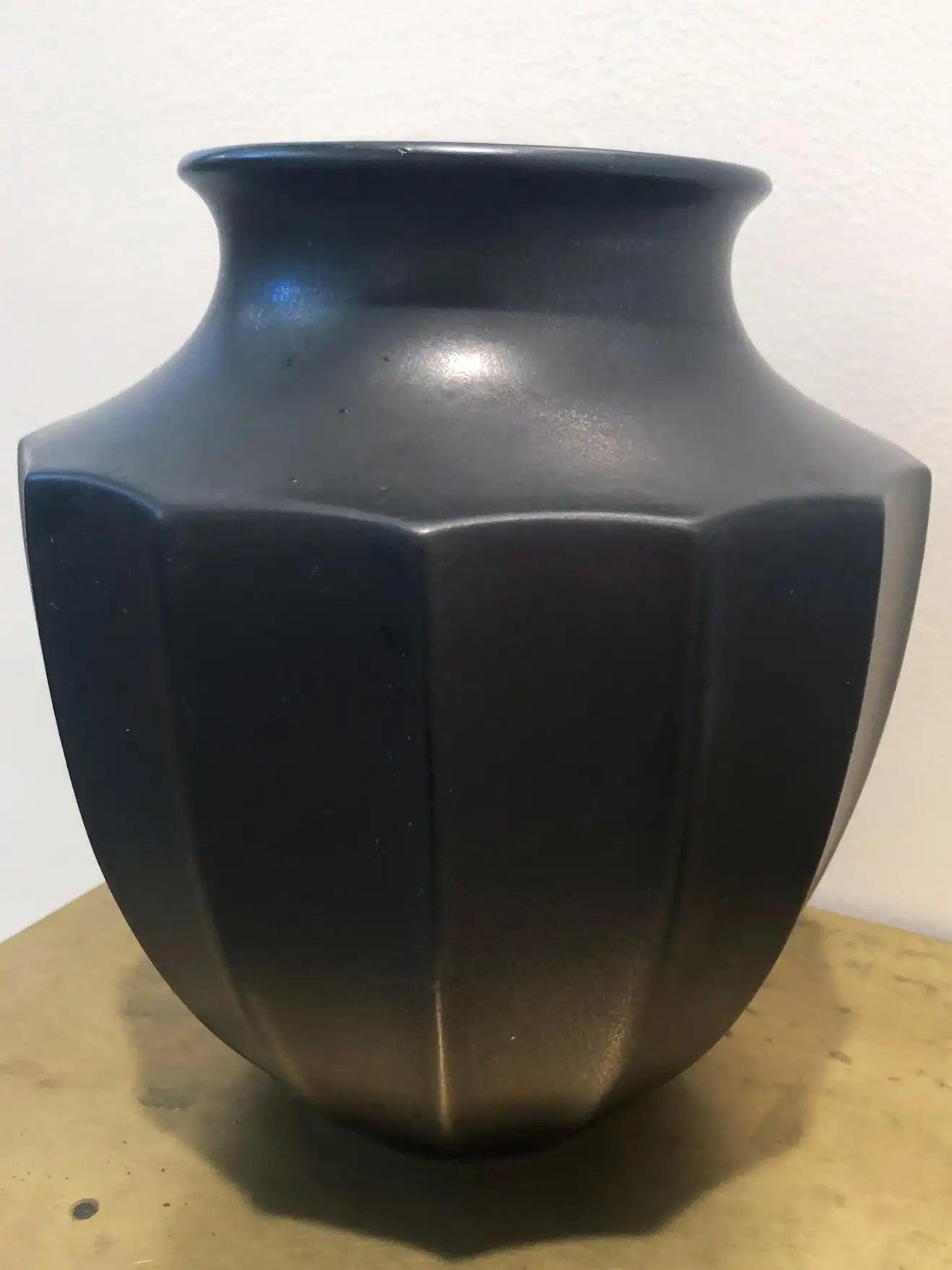 Midcentury Ceramic Black and White Vessels