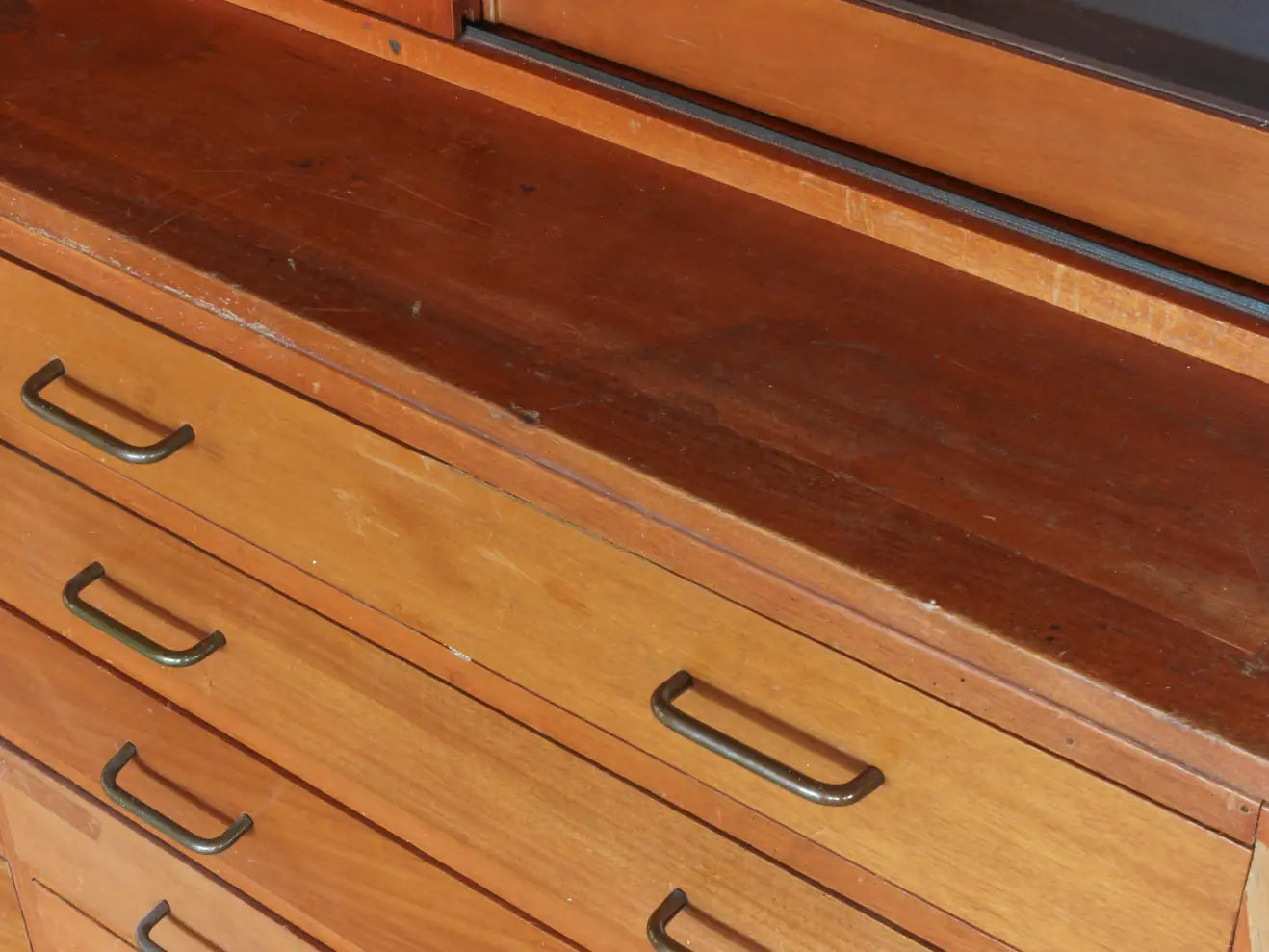 Midcentury American Mahogany Bookcase