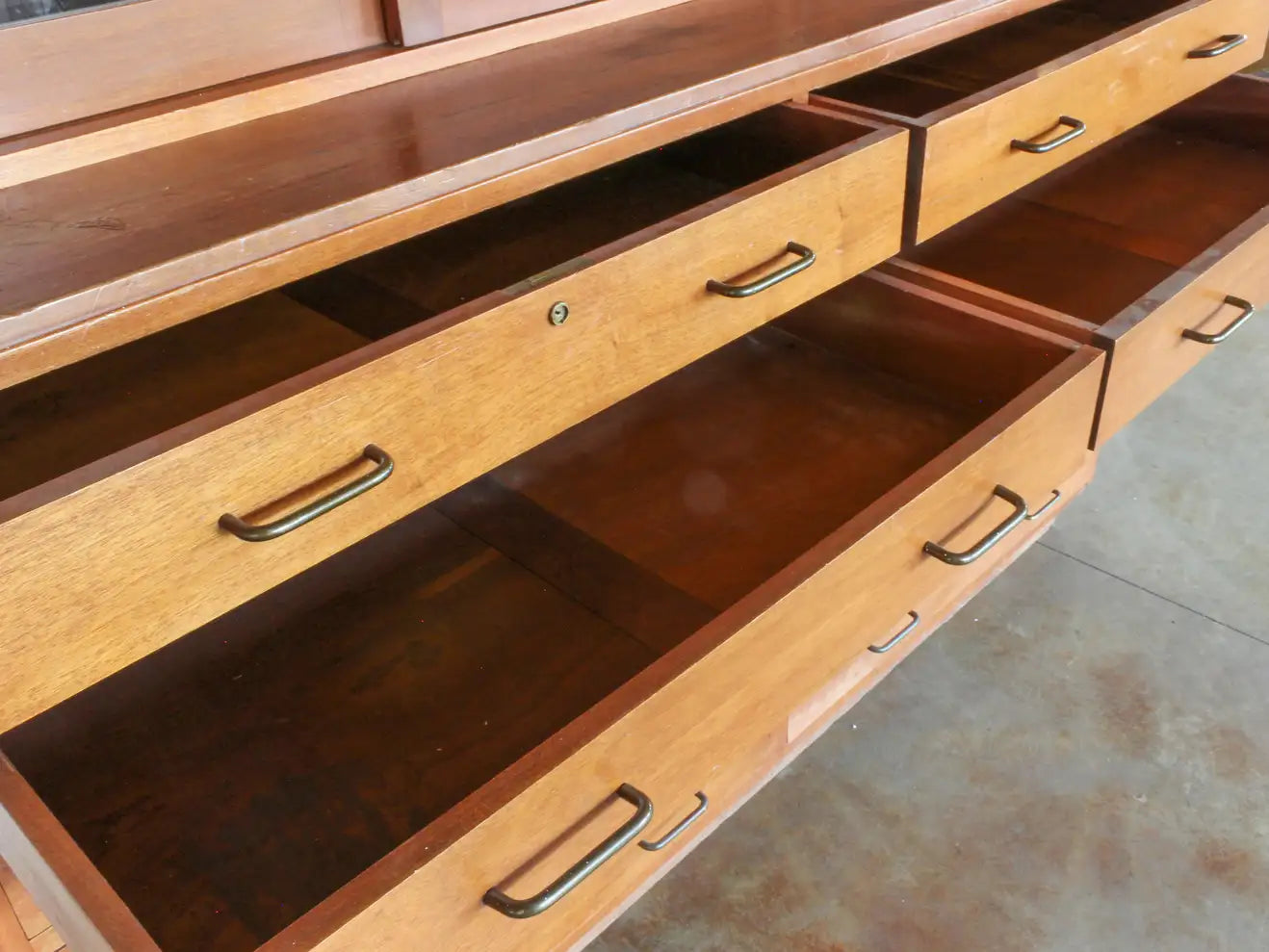 Midcentury American Mahogany Bookcase