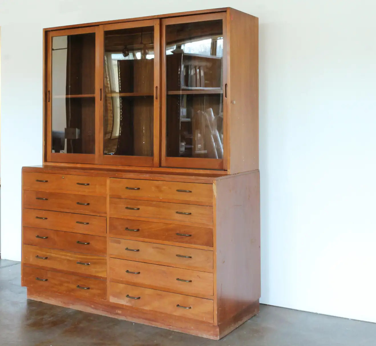 Midcentury American Mahogany Bookcase