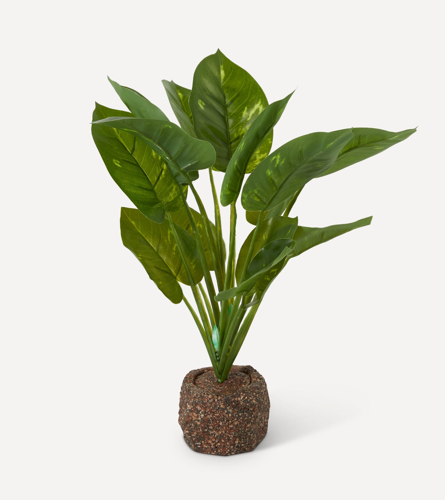 Leafy Potted Plant Reptile & Aquarium Décor - 11.5"