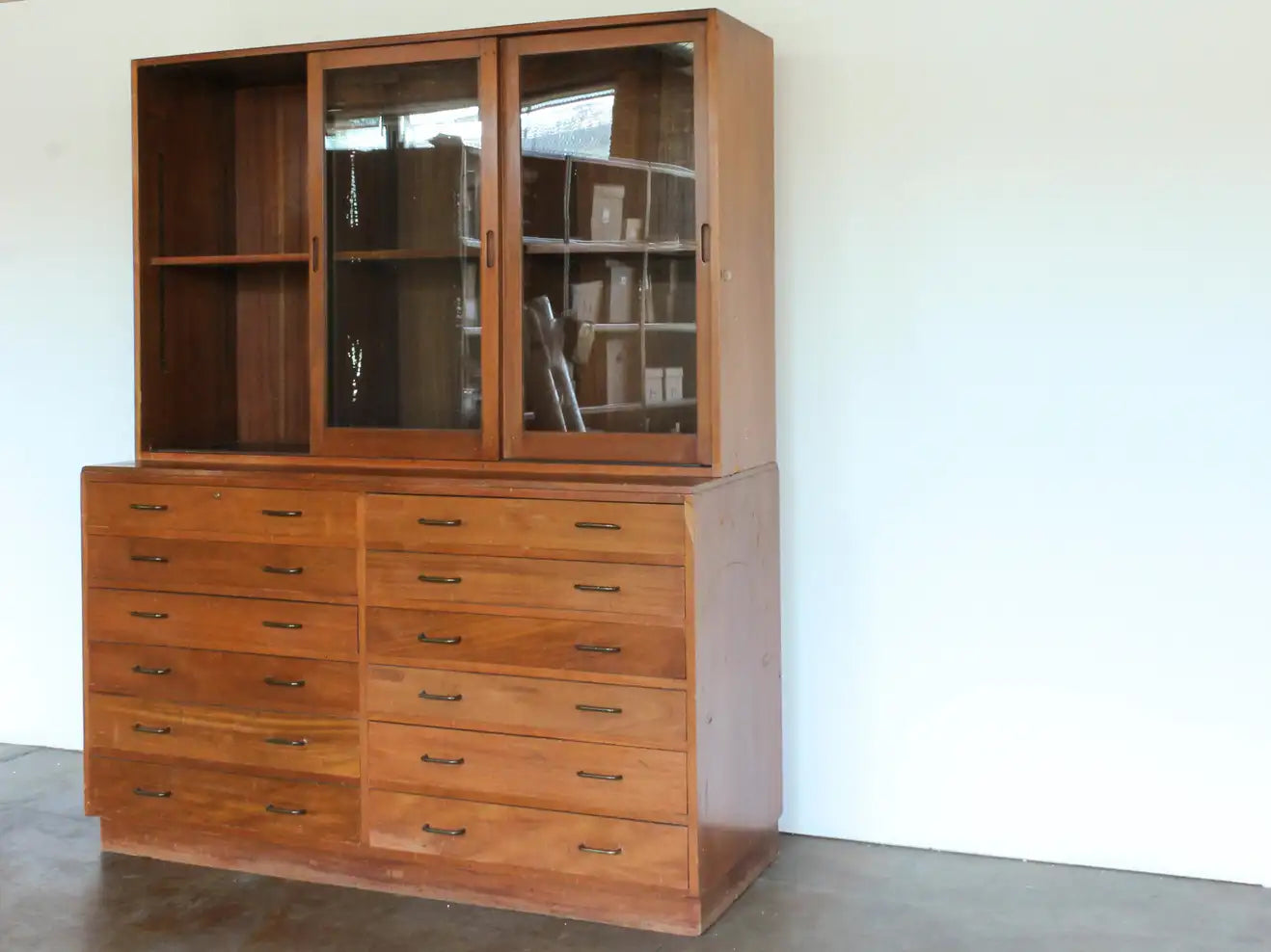 Midcentury American Mahogany Bookcase