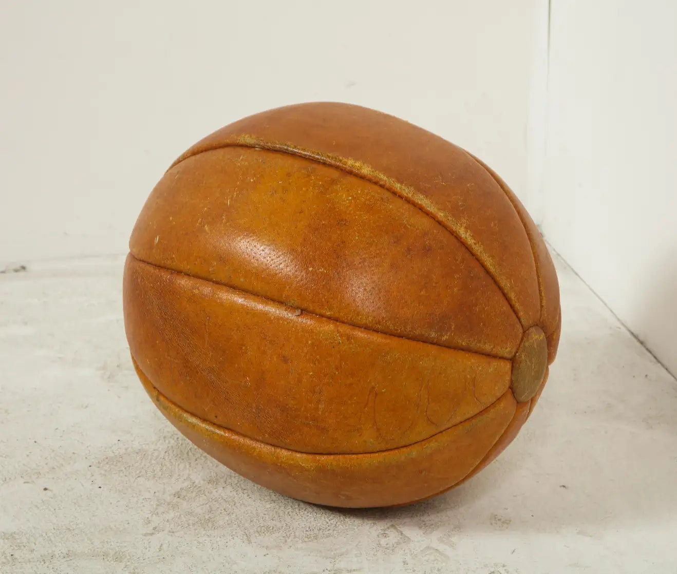 19th Century English Leather Ball
