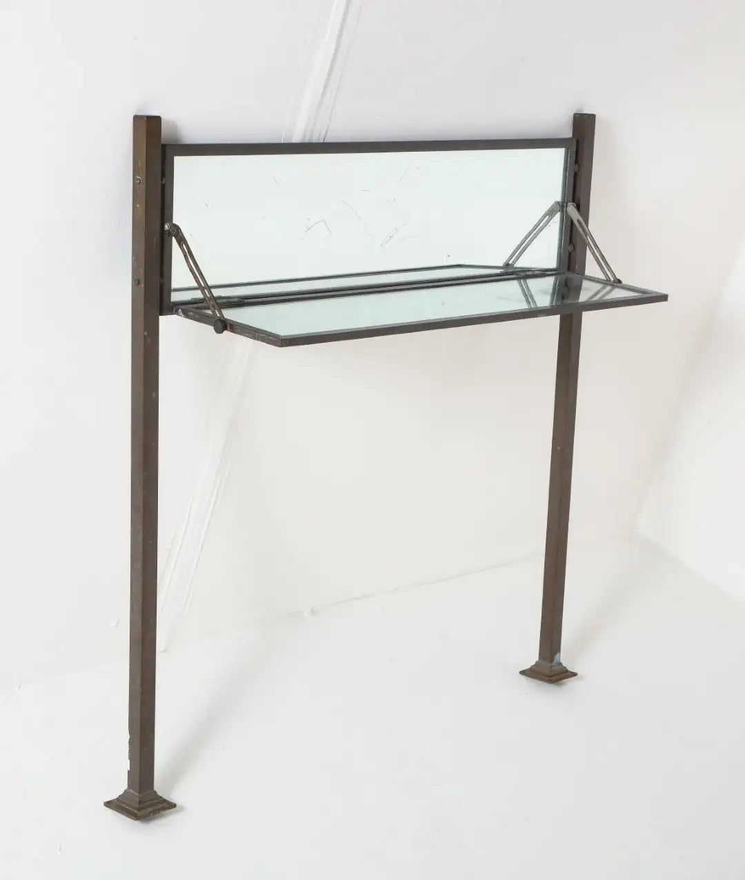 French Mirrored Adjustable Console, circa 1930