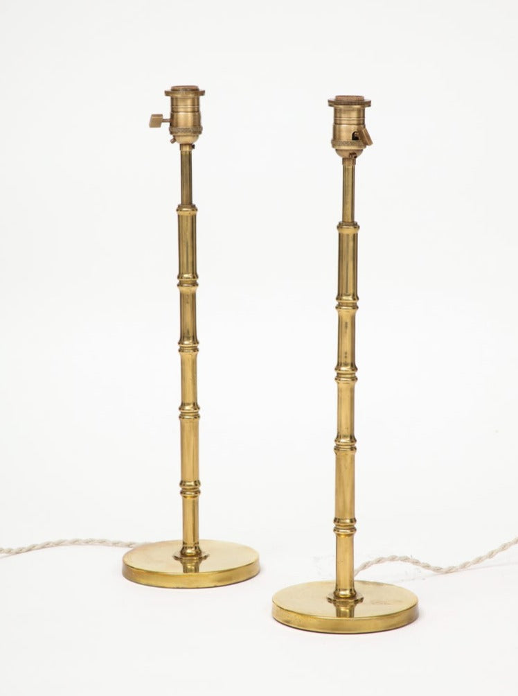 Pair of French Baguès-Style Brass Table Lamps, 1960s – Nate Berkus