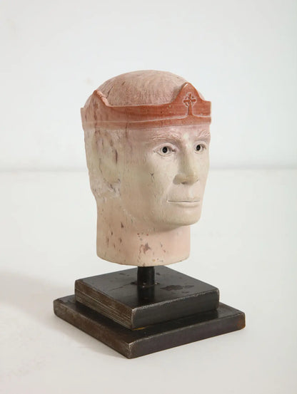 Mystical Prince and Princess Granite Marble Head Sculptures by Scott McLeod