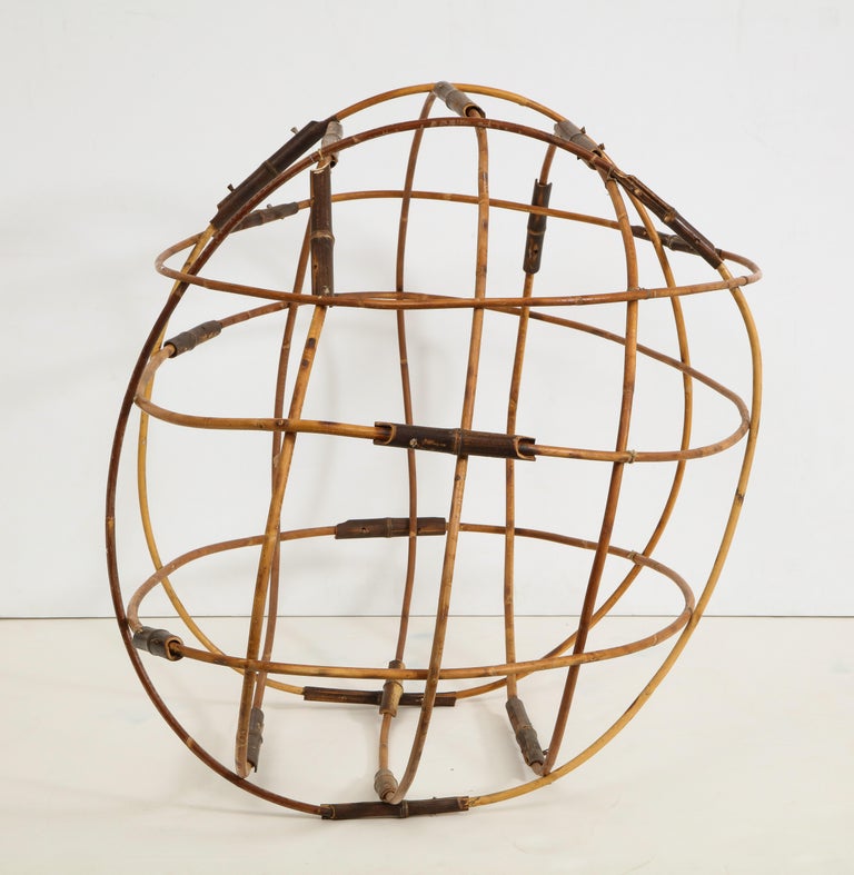 Contemporary Elliptical Bamboo Sculpture