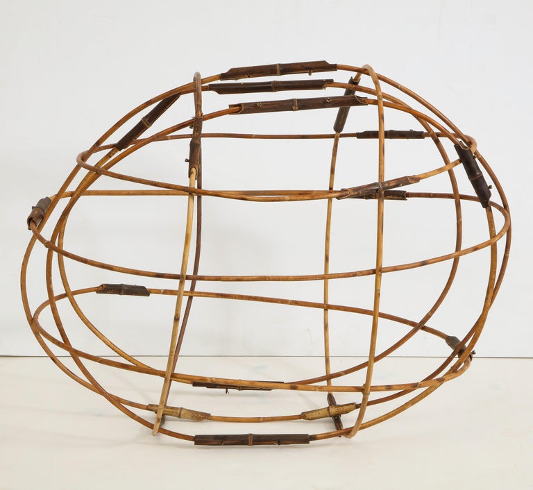 Contemporary Elliptical Bamboo Sculpture