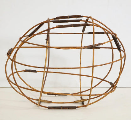Contemporary Elliptical Bamboo Sculpture