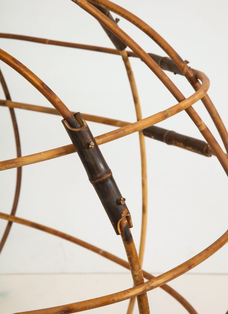 Contemporary Elliptical Bamboo Sculpture