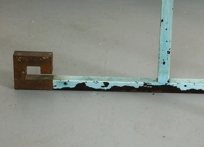 Pair of Hollywood Regency Metal and Glass Side Tables