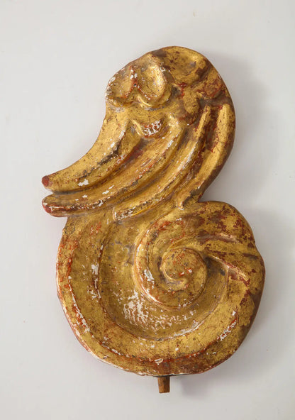 18th Century Peruvian Gold Leaf Architectural Remnant